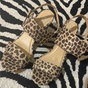 Leopard Sandals